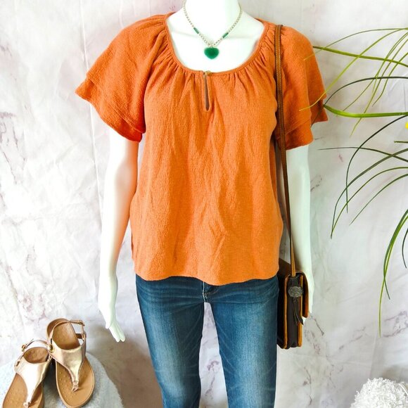 Madewell Texture & Thread top - Picture 1 of 8